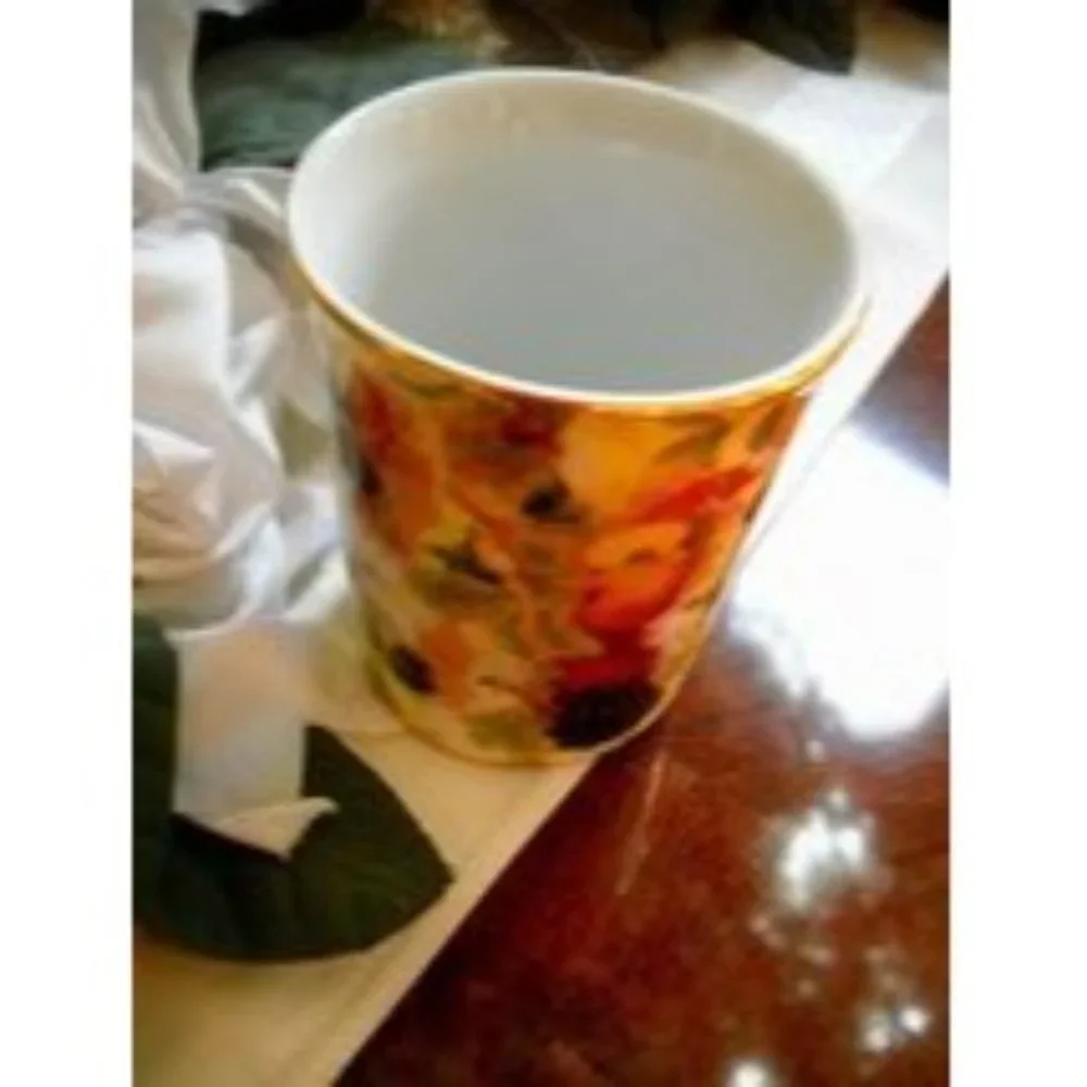 Formalities Baum Brothers Fruit Design Grapes Apples Lemons Bathroom Tumbler